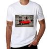 Red 2CV In Copenhagen T-Shirt Funny T Shirts Man T Shirt Custom Print T-Shirt