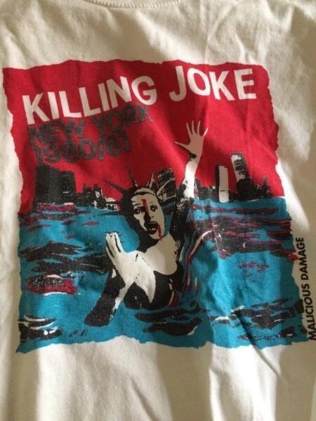 Винтажная футболка KILLING JOKE Тур Классическая унисекс Все размеры SG132 Унисекс футболка