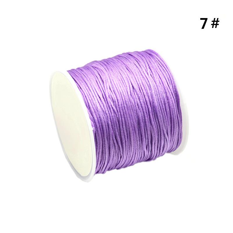 SHANGSHU 1 Roll 45mx0.88mm Nylon Cord Thread Chinese Knot Macrame Bracelet Braided Cord