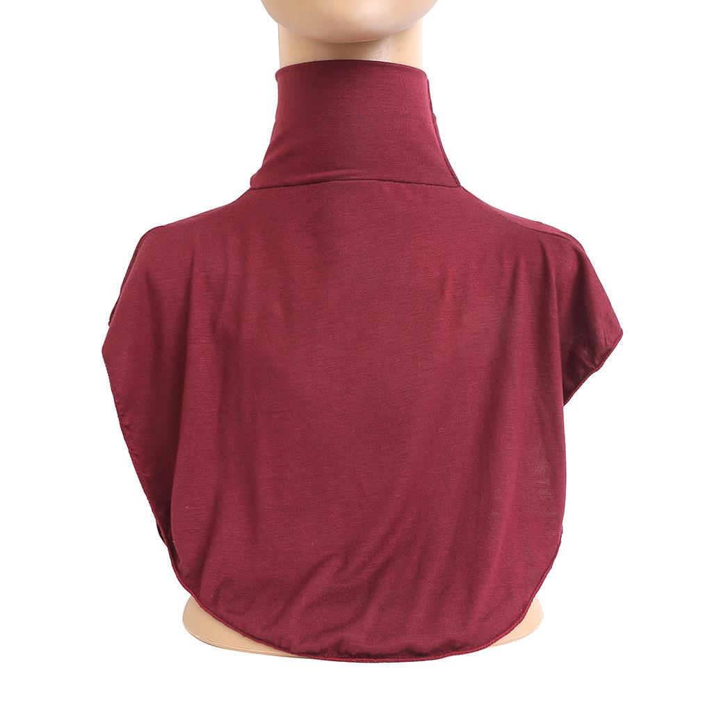 Mercerized Cotton High Neck Warmer - Women's Collar H010