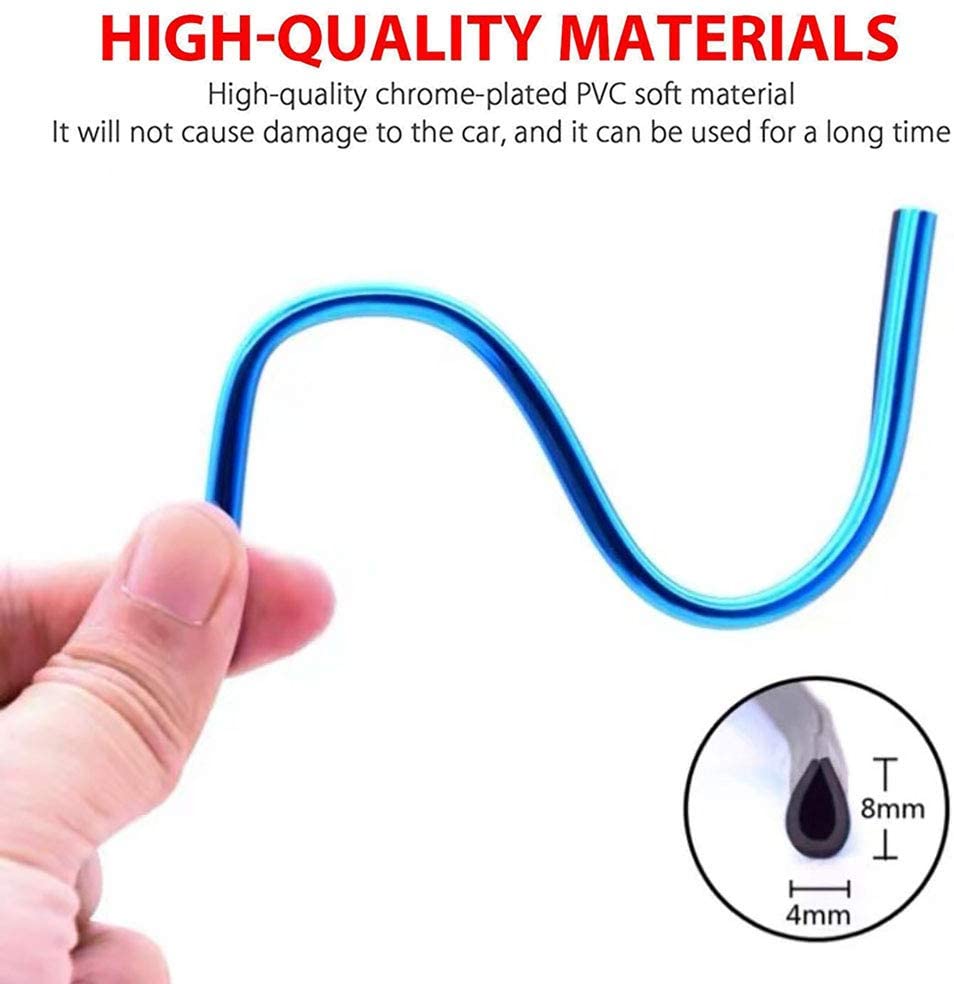 10 шт. 20 см автомобильный кондиционер вентиляционное отверстие отделочная полоса U-образная хромированная ПВХ цветная блестящая отделочная полоса для автомобиля для украшения автомобиля