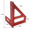 Multifunctional Aluminum Right Angle Triangle Woodworking Ruler