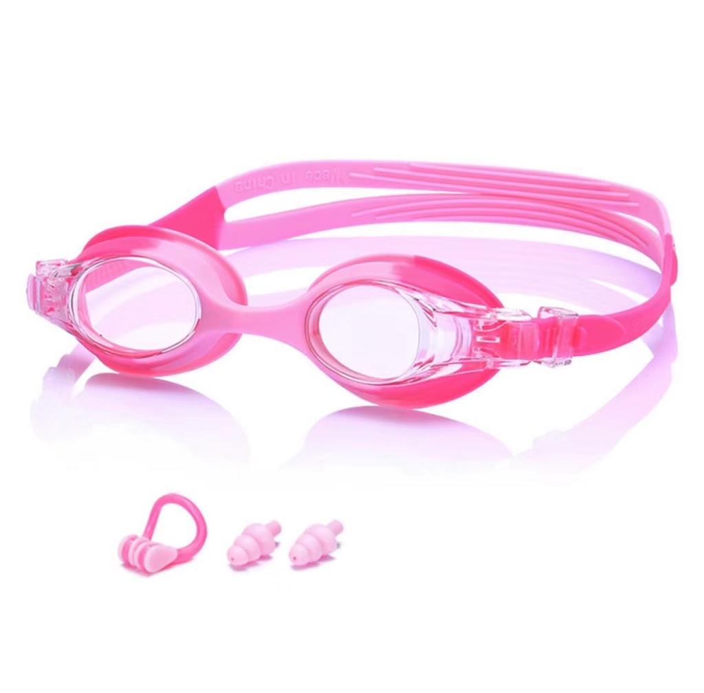 Водонепроницаемые противотуманные очки для плавания, детские профессиональные цветные очки, очки для плавания для детей 3-14 лет