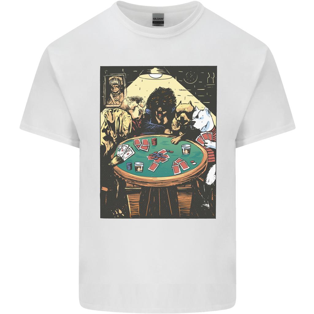 Dogs Playing Poker Unisexs Light Cotton TShirt