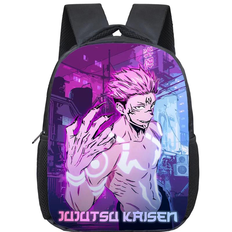 Аниме Jujutsu Kaisen Рюкзак Мальчики Девочки Детский Сад Сумка для Книг Детские Школьные Сумки Манга Gojo Satoru Yuji Itadori Рюкзак Подарок