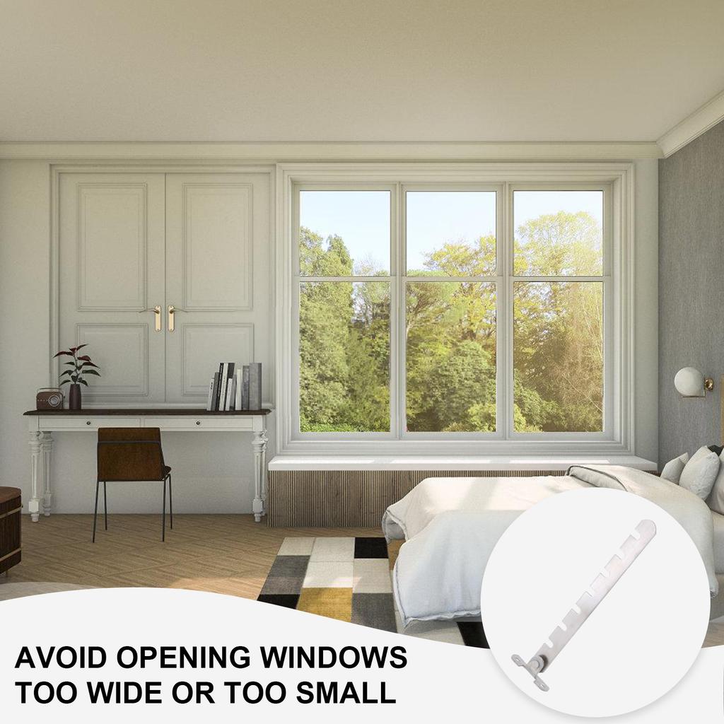 2 шт. Регулируемые оконные предохранители из нержавеющей стали, ограничитель открывания окна с контролем наклона для регулировки открывания окна