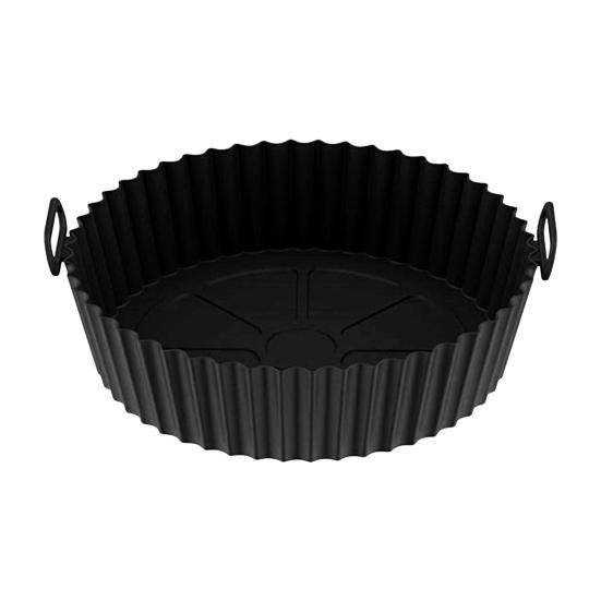 Силиконовые подставки для жарки Противень для выпечки с циркуляцией воздуха Двусторонняя сковорода для готовки Корзина для фритюрницы без жира Кухонный аксессуар