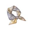 100% Silk Scarf Women Spring Square Fashion  Print Hair Foulard Female Neckerchief Lady Shawl Wraps Hijab Bandana Scarves