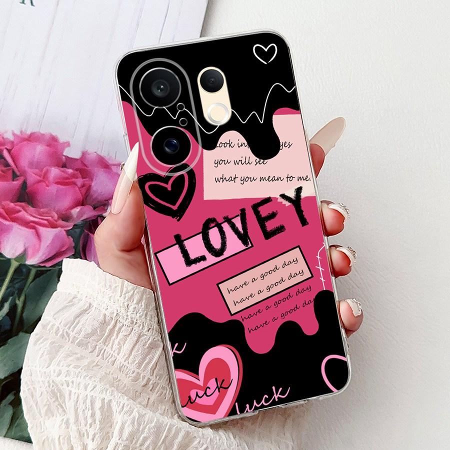 Back Cover For Vivo X200 FE Cases flower Painted Silicone Cover Cases For Vivo S30 Pro Mini X200FE Soft Funda Cool Bumper Coque