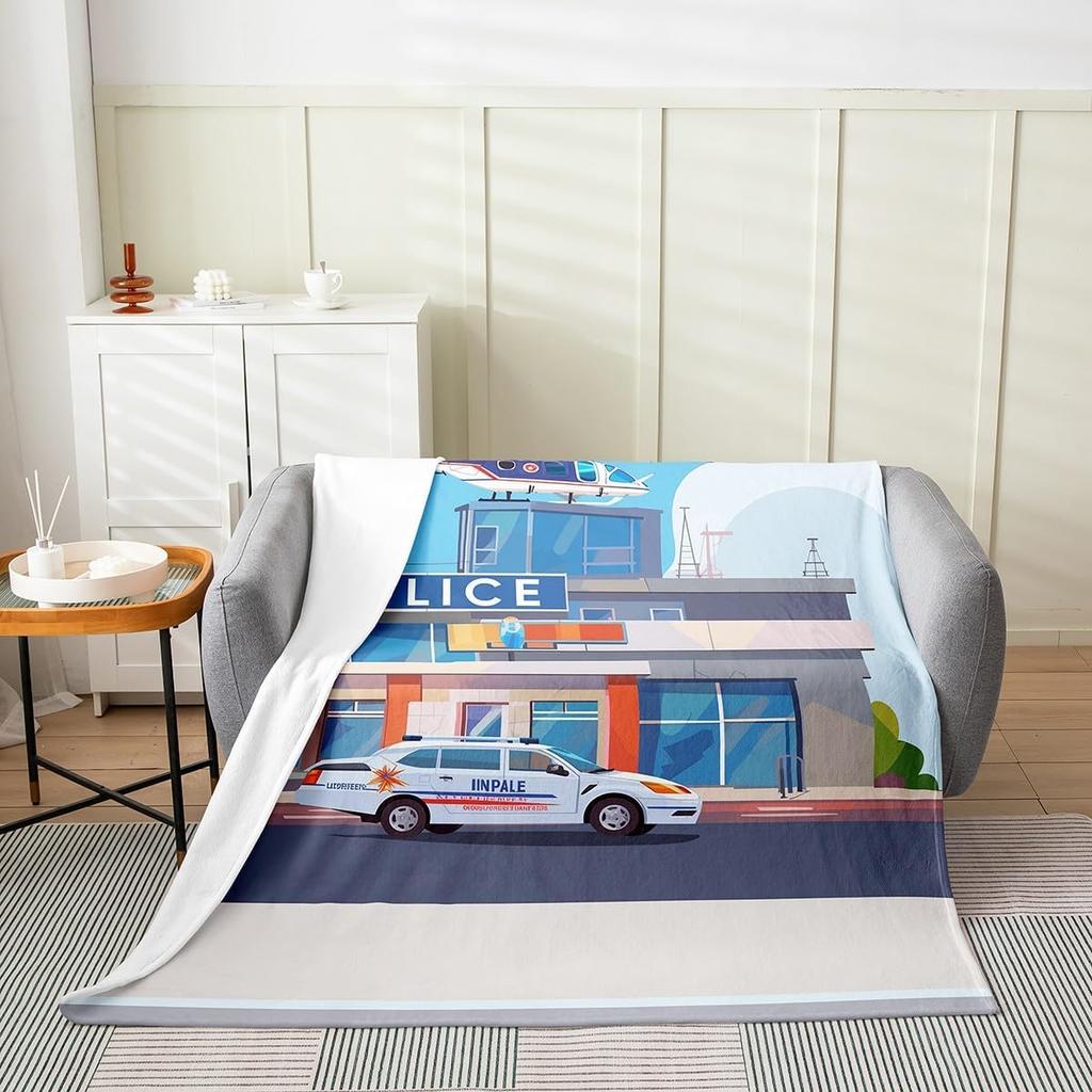 GUOYU Blanket Japanese Style Soft Warm BlanketRainbow Butterfly Throw BlanketCherry Blossoms Fleece BlanketInk Painting Style Fuzzy Blanket