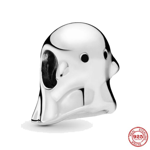 Новый Стерлингового Серебра 925 Единорог Кошка Собака Сова Обезьяна След Милое Животное DIY Тонкие Бусины Подходит Оригинальный Модный Браслет-Подвеска