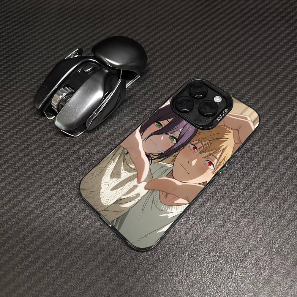 Чехол для телефона Chainsaw Man The Movie Арка Резе Цвет Серебристый Корпус Для lPhone 17 16 16e 15 14 13 12 11 Pro Max Plus