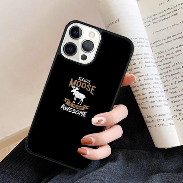 Красивая природа Дикий олень Лось Олень Чехол для телефона Задняя крышка для iPhone 17 Air 16 15 14 13 11 12 Pro Max Plus