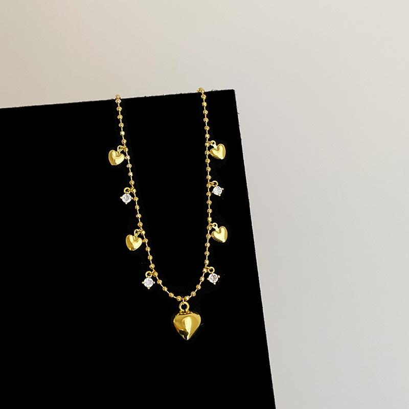 Niche Design Sense Pine Cone Love кулон ожерелье женская ретро легкая роскошная мода темперамент универсальная шейная цепочка свитер цепочка