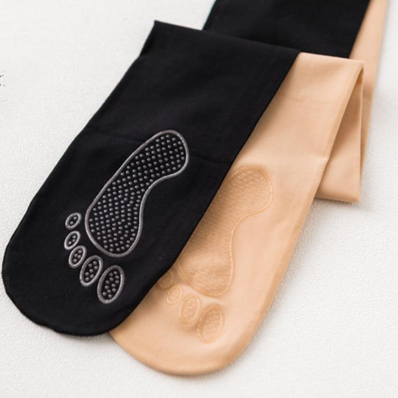 Женские силиконовые нескользящие антизацепляющие колготки для ног большого размера ультратонкие плотные колготки