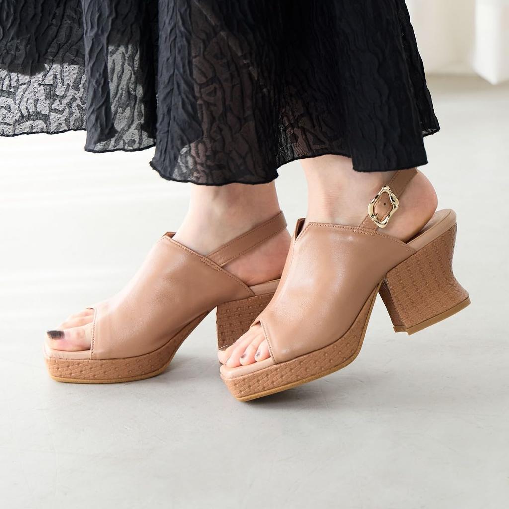 Covered Brown 250 HIMIKO/Босоножки на платформе/651206