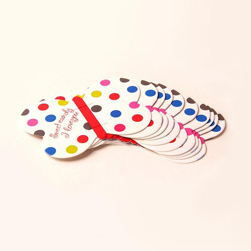 50 шт. вешалка для насекомых декоративная открытка милые насекомые пчелы божья коровка бабочка форма леденец упаковка карта