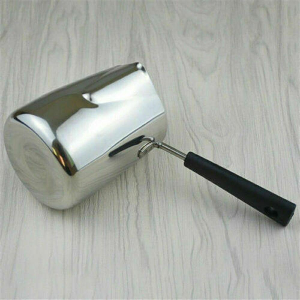 Home Pouring Long Handle Coffee Cup Wax Melting Pot Candle Pitcher Steel Making Jug Tool