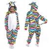 Kigurumi Onesie Kids Unicorn Pajamas For Children Animal Cartoon Sleepers Baby Costume Winter Girls Licorne Jumspuit