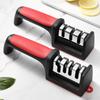 Sharpener Handheld Multi-function 3/4 Stages Type Quick Sharpening Tool with Non-slip Kitchen Knives Accessories Gadget