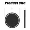 2pcs Car Rhinestone Cup Holder Beverage Mat Interior Anti Slip Mat Round Durable Cup Mat Car Accessories