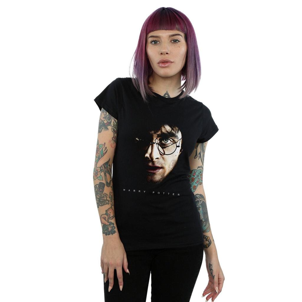 Harry Potter Womens/Ladies Dark Portrait Cotton T-Shirt