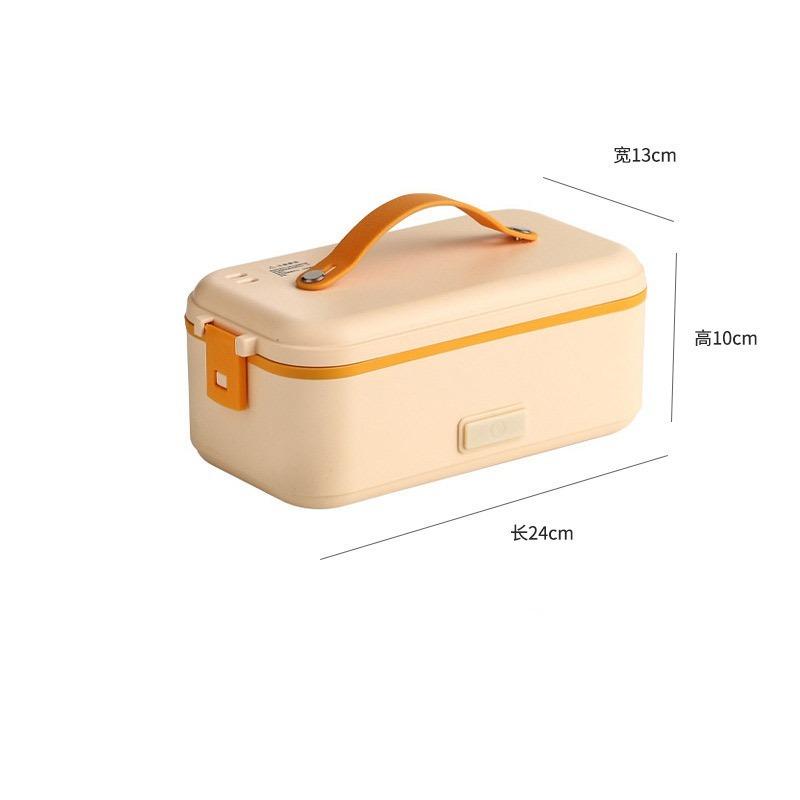 Electric Lunch Box Portable Mini Rice Cooker with Plug-in Heating and Insulation Winter Essential