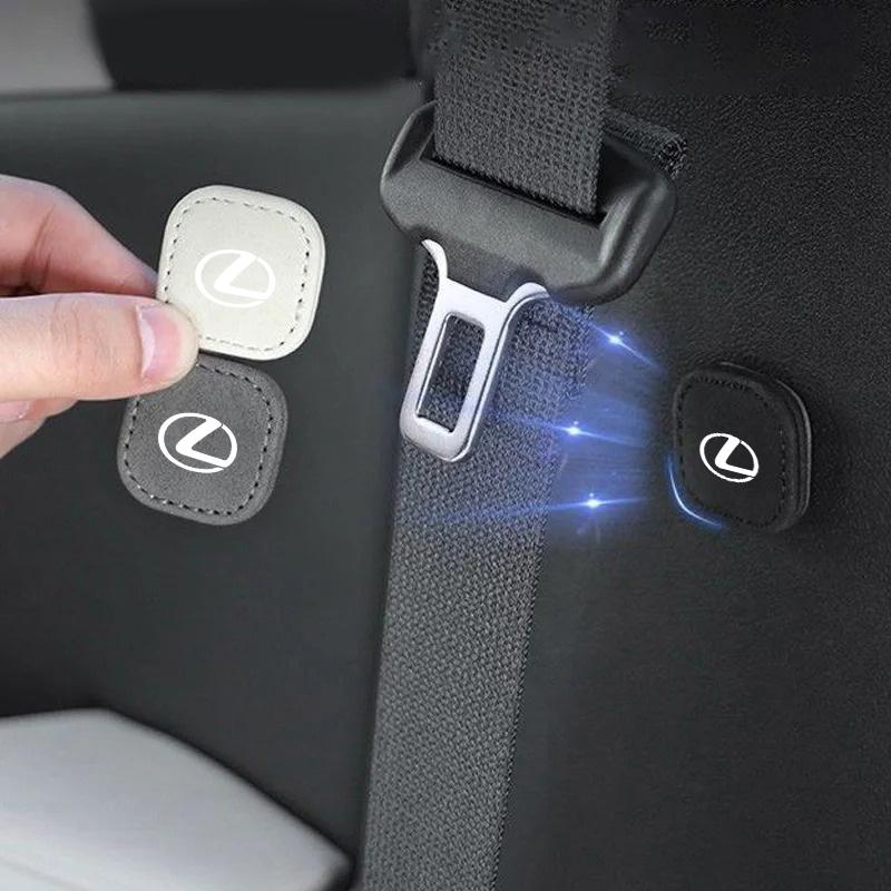 Magnetic Car Seat Belt Holder Stabilizer Fastener Sticker For Lexus CT200h ES250 ES300h NX300h RX350 IS250 IS200 GS300 ES200 GS
