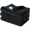 Полотенце Bloom Imabari Leon, набор из 3 полотенец для лица Sun Jokin Cotton (черный) leon_ft3_bk