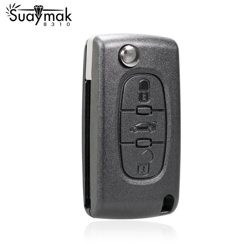 Remote Keyless Key for CITROEN C1 C2 C3 C4 C5 Car Auto Vehicle Key With/ ID46 Chip/ 3BT CE0536 VA2