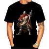 Knights Templar 3D Print T Shirt Knights Templar Fashion Casual T-Shirts Men Women Hip Hop Harajuku Streetwear T Shirt Tee Tops