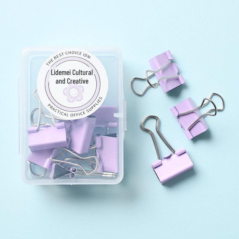 Lidemei Macaron цветные металлические длинные зажимы для офисных принадлежностей