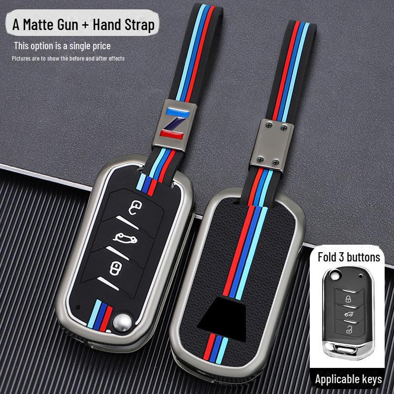 Защитный чехол для автомобильного ключа Mahindra: Металлический корпус пульта дистанционного управления с полным покрытием