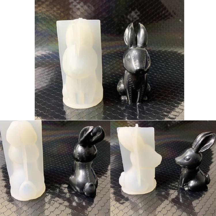 Easter Rabbit Resin Molds for DIY Art Craft Gypsum Ornament