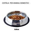 Water Bowl for Dogs and Cats, Stainless Steel Elevated Pet Feeder with Vintage-Style Metal Stand, for Dogs and Cats