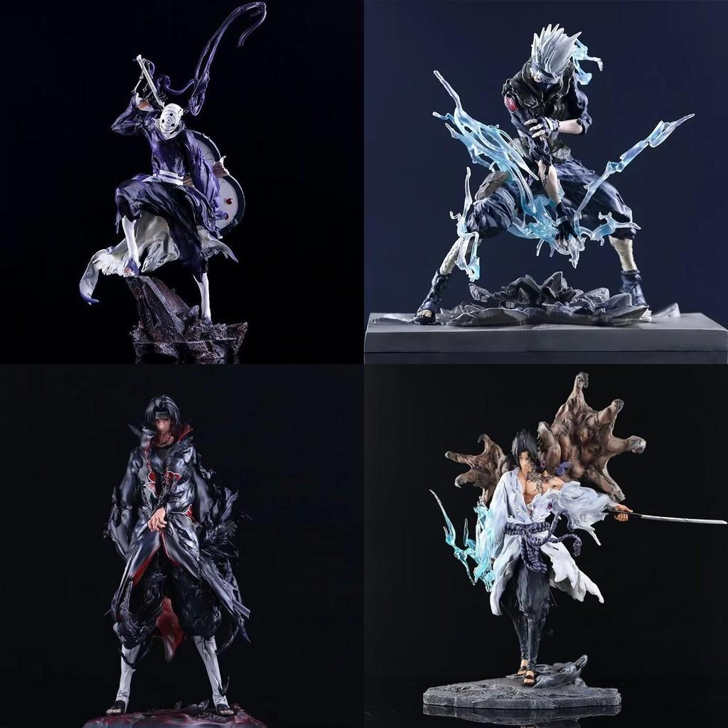 Набор высококачественных ПВХ фигурок с Какаши, Итачи, Обито, Саске и другими