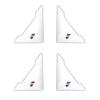 4Pcs Car Door Corner Cover Anti-Scratch Protection Sticker For BMW Performance F25 F26 F15 F16 E90 E91 E92 E60 E84 G22 G32 F13 WS4