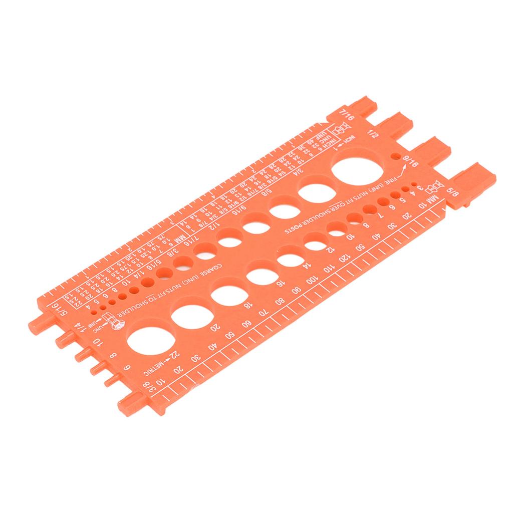 Гайка Болт Винт Калибр Многофункциональный Дюймовый Метрический Быстрая Идентификация Гайка Болт Проверка Резьбы для