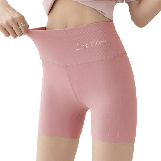 Женские трусы, защитные брюки, бесшовные однотонные трусы с контролем живота, облегающие женские трусики Elatsic, внутренняя одежда