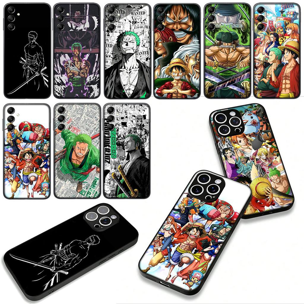 Roronoa Zoro Luffy One Piece Cover Phone Case for Xiaomi Poco F7 F6 F8 Ultra F5 X7 X6 X5 X3 NFC M7 M6 Pro C85 C75 C65 C71 C61