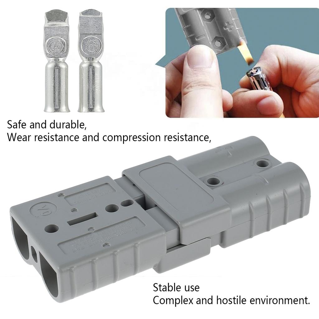 10 шт. 50A 600V Anderson Style Plug Connectors Plug Cable Terminal Battery Power Connector UL94 V-0 Fire-Definition Рейтинг AWG