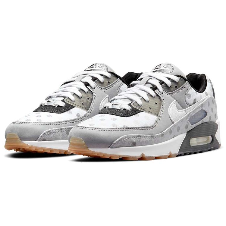Nike Air Max 90 NRG Venn Diagram — Кроссовки унисекс Grey Fog Polka Summit-White White Black CZ1929-100