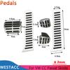 Накладка на педали автомобиля для Volkswagen VW Passat B6 B7 R36 R-line CC для Skoda Superb LHD педаль акселератора и тормоза