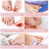 120pcs Fake French ToeNails With Glue Type Removable Square Short Paragraph Nude Color Fashion Manicure False ToeNails Press On