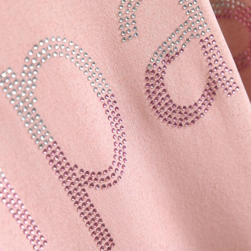 Extra Large Size T-shirt Women's Summer V-neck Clothes Fashion Loose Diamond-studded Letter Short-sleeved T-shirt Women