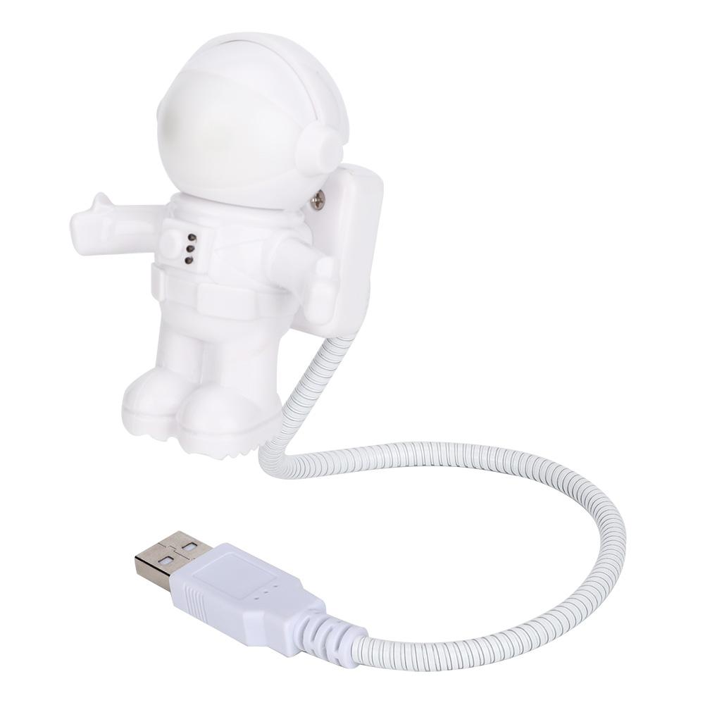 Энергосберегающий мини-ночник с USB-светодиодом в форме астронавта/космонавта, лампа для компьютера, ноутбука