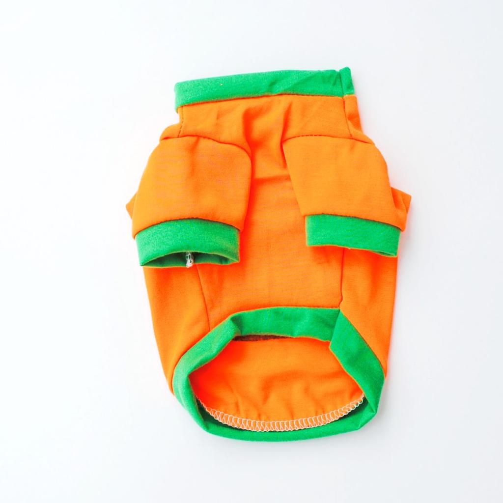 New, Spring and Autumn Dog Clothes T-Shirt, Sleeved, Breathable, Comfortable, Halloween, Pumpkin