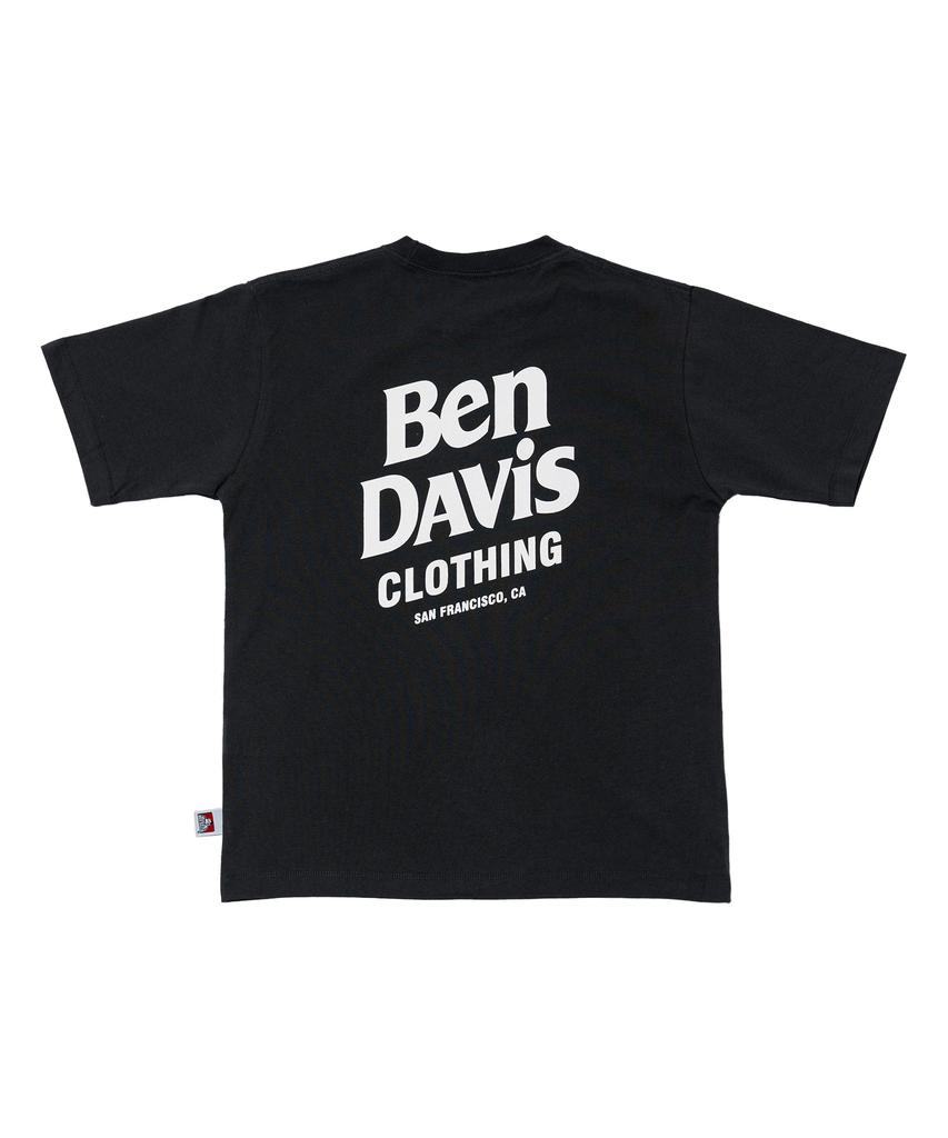 BEN DAVIS White Label Футболка с флоковым логотипом Угольный
