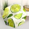 1pc Lime Slices Automatic Open/close, All-Season Portable Folding Umbrella, Travel, Everyday, Formal Events115