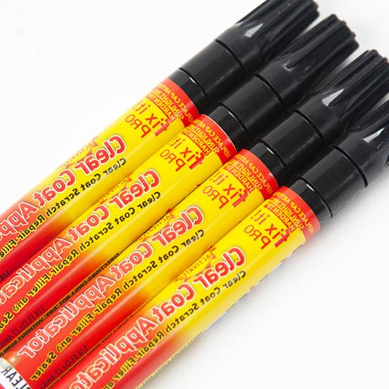 Автомобильный маркер-корректор для подкраски, водостойкий масляный маркер для ремонта царапин на автомобиле, быстросохнущий и устойчивый к сколам, тонкая кисточка для точного нанесения